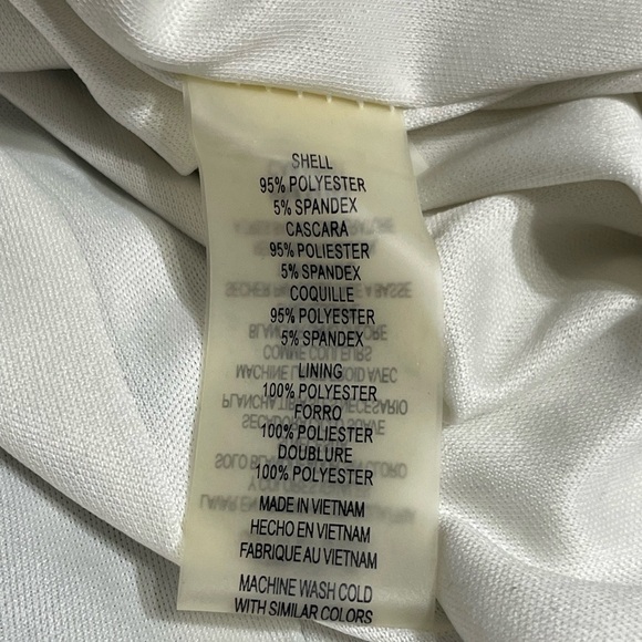 Vince Camuto Black and White Long Sleeve Sheath Dress, Sz 6 NWOT - Picture 6 of 10